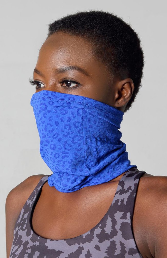 Blue Into The Wild Face Cover - Lara Fay Activewear