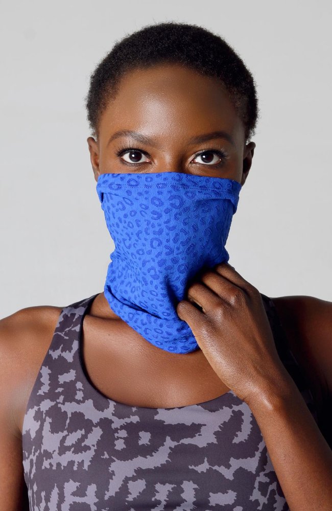 Blue Into The Wild Face Cover - Lara Fay Activewear