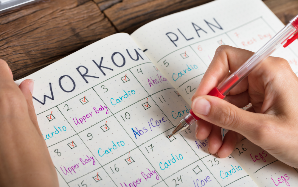 workout diary plan