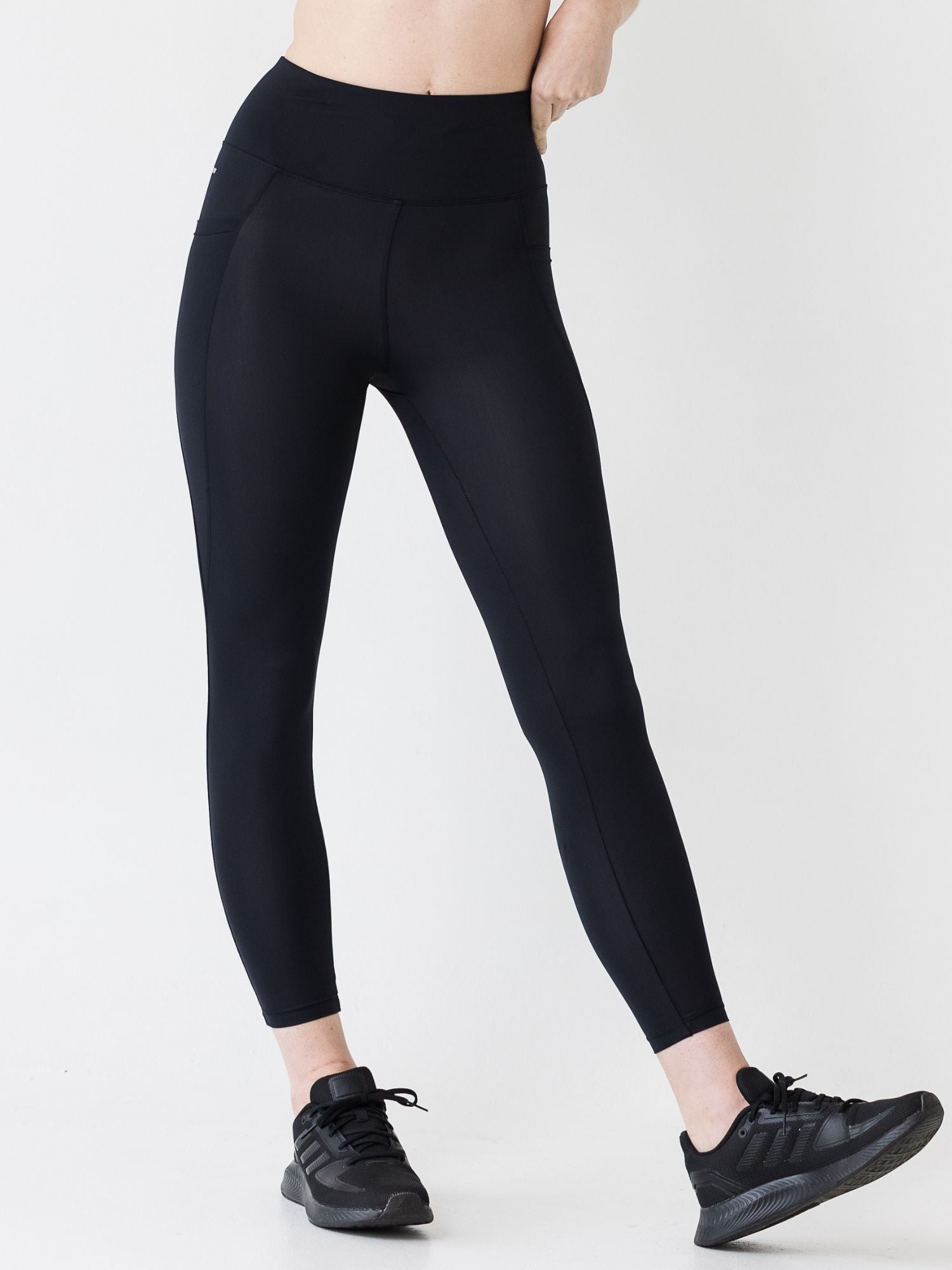 Black workout leggings with pockets online