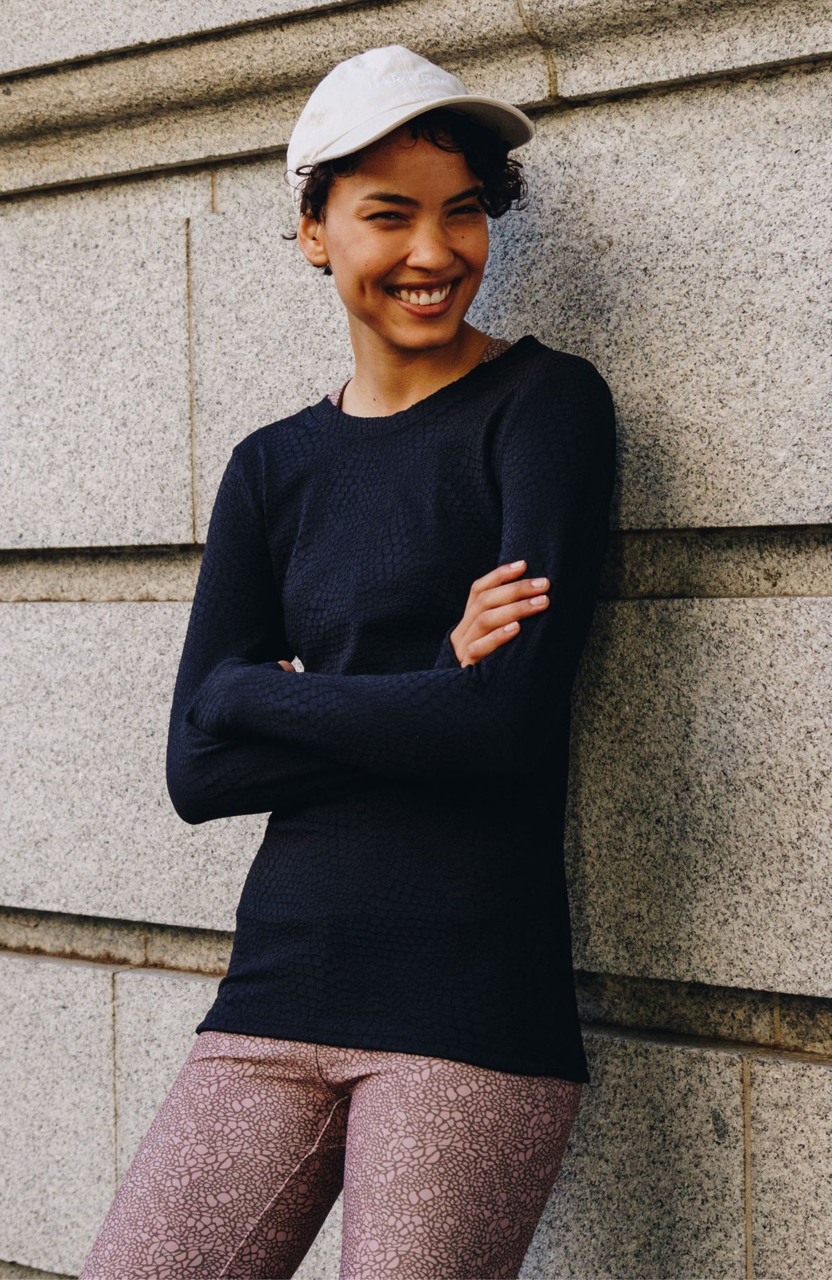 Motivator Jacquard Long Sleeve Top - Lara Fay Activewear