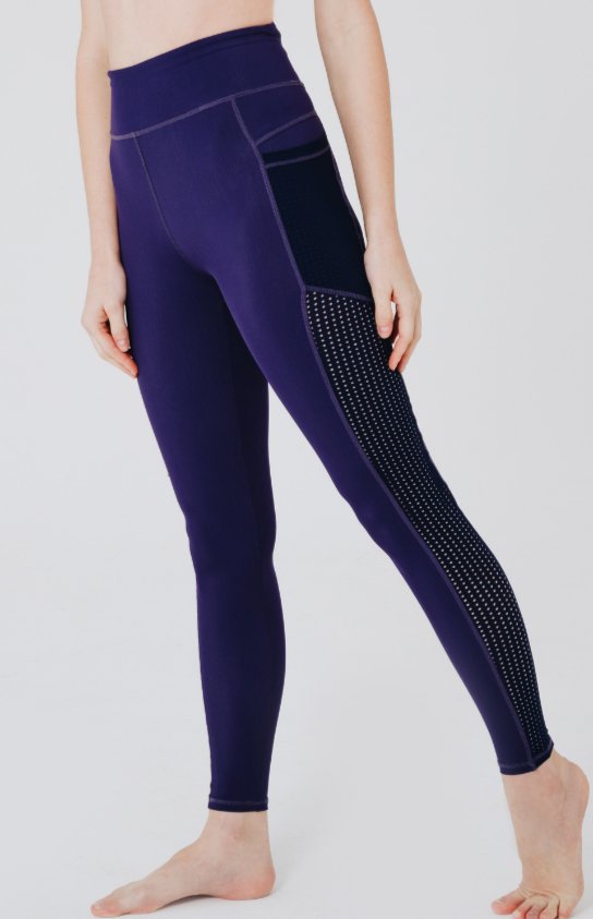 Violet Sculpt High Waisted Running Legging - Lara Fay Activewear