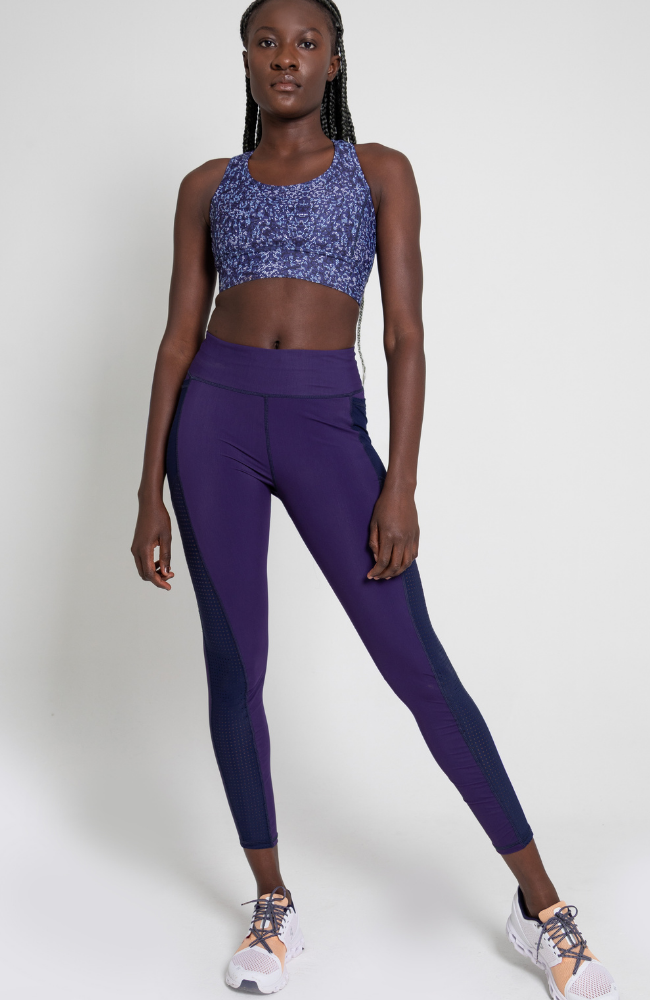 violet sculpt high waisted running legging